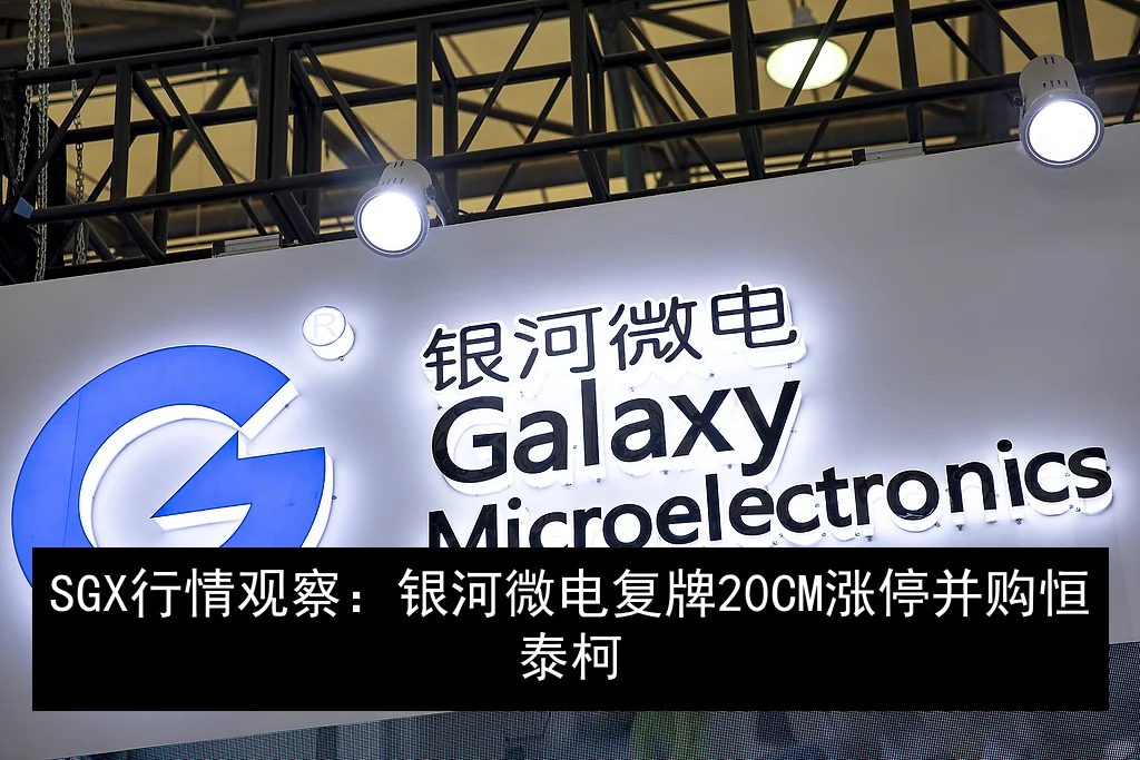 SGX行情观察：银河微电复牌20CM涨停并购恒泰柯